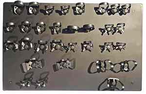 Juego de Pinzas de Goma para Dientes, Kit de Pinzas Endodónticas Universales, Instrumentos Quirúrgicos de Acero Inoxidable, Herramientas Dentales - Product Image 3