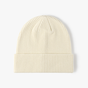 Wholesale Custom Acrylic/<b>Wool</b> Slouchy <b>Beanie</b> <b>Hats</b>-Unisex Adult Winter <b>Hats</b> with Custom Logo Solid Pattern Bulk & Outdoor Use - Product Image 2