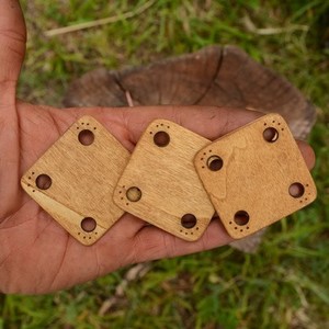 Tarjetas de Tejido de Madera Cortadas con Láser Personalizadas, Herramientas de Telar Hechas a Mano, Suministros de Tejido para Manualidades - Product Image 1