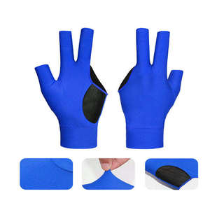 Gants de snooker professionnels respirants à trois doigts pour le billard et les sports de billard - Product Image 5