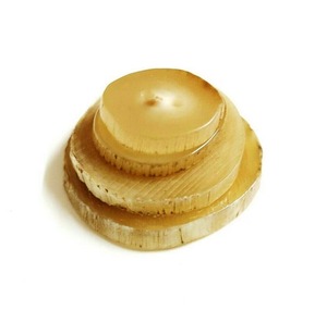 Botón de Cuerno de Búfalo Natural Acabado en Color Natural, Forma Personalizada para Accesorios de Ropa, Alta Calidad - Product Image 1