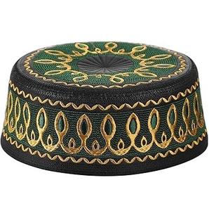 Gorro Musulmán de Color Sólido para Regalo de Ramadán, Gorro de Oración con Logotipo Personalizado, Gorro Kufi Musulmán, Gorro Islámico para la Cabeza - Product Image 6