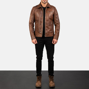 Premium <b>Men</b> <b>Leather</b> <b>Jacket</b> With Modern Street Fashion Style For Casual Winter <b>Jacket</b> Comfort Wear - Product Image 2