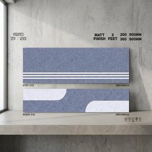 กระเบื้องปูพื้นวิสตาร์ จีวีที พอร์ซเลน ขนาด 300x900 มม. 200x900 มม. หนา 20 มม. ผิวด้าน กันลื่น ลายหินอ่อน สำหรับบันไดและพื้นห้องโถง - Product Image 5