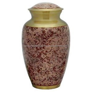 Urna de cremación de latón macizo hecha a mano con estilo de vida ambiental, diseño americano moderno para funerales de adultos, alta calidad y estilo - Product Image 2