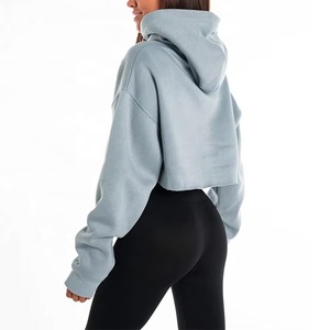 Sudaderas cortas personalizadas para mujer, cosidas a medida, ropa informal personalizada, antiarrugas, transpirables y cómodas. - Product Image 6