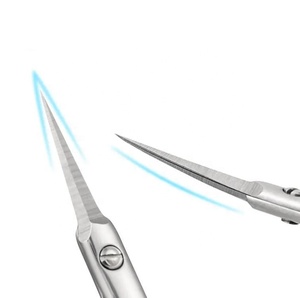 Ciseaux à cuticules incurvés professionnels en acier inoxydable pour manucure et pédicure, soins de beauté des ongles des doigts et des orteils, vente en gros - Product Image 2