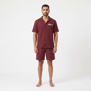 Conjunto de Camisa y Pantalones Cortos de Verano para Hombre con Estampado Personalizado, Atuendo Casual de Dos Piezas con Estampado Personalizado - Product Image 3