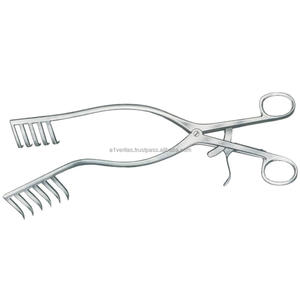 Precio de Fábrica: Retractores A-1 VERITAS Adson, Afilados y Obtusos, 5 x 6 Dientes, Acero Inoxidable |   Kit de suturas, instrumento médico - Product Image 3