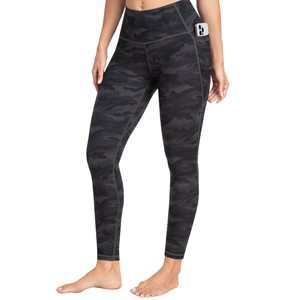 Team <b>Builder</b> Women's High Waist Yoga Leggings Side Pockets Custom Gym Fitness Workout Compression Tights OEM ODM - Product Image 1