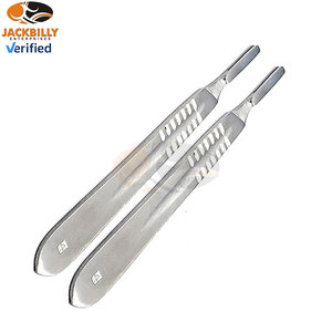 ด้ามมีดผ่าตัดปลอดเชื้อ Surgi ใบมีดผ่าตัดสำหรับการผ่าตัดทางการแพทย์ คุณภาพสูง ผลิตจากสแตนเลสสตีล ใช้แล้วทิ้งหรือใช้ซ้ำได้ เหมาะสำหรับโรงพยาบาล - Product Image 4