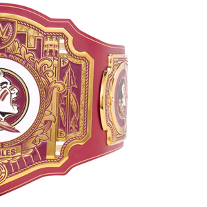 Florida State Seminoles Championship Belt Customizable Wrestling Belt High Quality Collectible Sports Title Belt for Fans - Product Image 3
