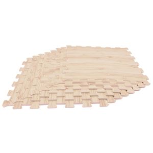 Dalles de sol en mousse EVA texture bois, lot de 8, revêtement de sol en plastique - Product Image 3