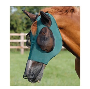 Máscara de moscas de caballo de malla suave Extra cómoda 2022 hecha con tela personalizada disponible al mejor precio - Product Image 1