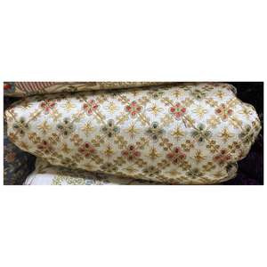 ผ้าเฟนดี้เนื้อนุ่ม ระบายอากาศได้ดี ปักลายดอกไม้ สำหรับชุดแต่งงาน ของตกแต่งบ้าน สไตล์หรูหรา เฟอร์นิเจอร์หรูหราแบบไม่ถักทอ สำหรับเด็กผู้ชาย - Product Image 1