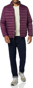 Mens <b>Lightweight</b> <b>Puffer</b> <b>Jacket</b> Winter Warm Padded Bubble Coat Windproof Stand Collar Outerwear Custom - Product Image 4