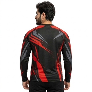 Custom <b>Cycling</b> Shirt Performance Sportswear Moisture Wicking Team Riding Outdoor <b>Long</b> <b>Sleeve</b> Racing <b>Jersey</b> Breathable - Product Image 2