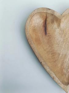 Plateau en bois en forme de cœur, plateau multifonctionnel - Product Image 6
