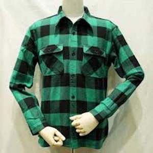 Wholesale Men's Autumn <b>Flannel</b> Yarn Dyed Eco-Friendly Anti-Wrinkle Breathable Outerwear Long-Sleeve 100% Cotton Shirt <b>Jackets</b> - Product Image 1