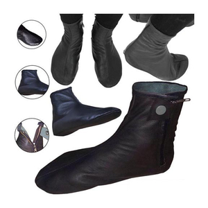 Comfortable 100% High Quality Breathable <b>Thick</b> Comfort Fit Leather <b>Socks</b> Warm Customized Logo Ankle <b>Winter</b> Season - Product Image 6