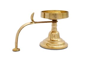Traditional Brass Dhoop Deepam Handcrafted Brass <b>Incense</b> Burner Pooja Lamp for Home Temple Decor - Product Image 6