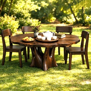 Luxali Wooden Luxurious and uniquely crafted wooden <b>dining</b> <b>table</b> designed to create a warm and inviting atmosphere. - Product Image 3