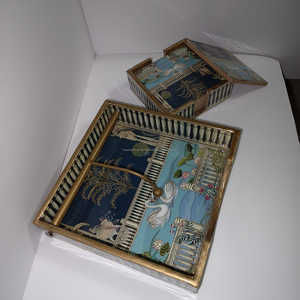 Ensemble de sous-verres en MDF de qualité supérieure avec support, lot de 6 pièces avec des motifs uniques, sous-verres pour café, thé, bière, mugs, de Muawiyah Handicraft - Product Image 2