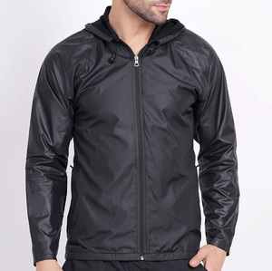 Veste coupe-vent en nylon pour homme avec logo personnalisé très demandée, respirante, écologique, vêtements d'extérieur de qualité supérieure, veste OEM pour homme - Product Image 1