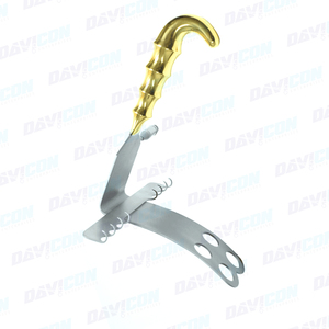 RETRACTOR de abdominoplastia, 4x4, diente afilado, 200X60, instrumentos de cirugía plástica - Product Image 4