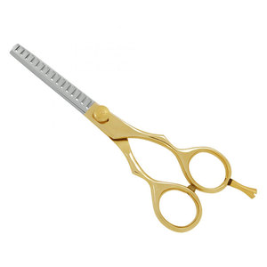Professional Thinning <b>Barber</b> Scissors Customized Stainless Steel Silver Gold Color Sharp <b>Blade</b> Right-Handed Salon Grooming - Product Image 4