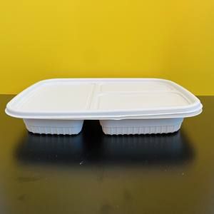 โรงงานเวียดนามที่เป็นมิตรกับสิ่งแวดล้อม กล่องใส่อาหารย่อยสลายได้ขนาด 1000 มล. ทำจากแป้งข้าวโพด กล่องอาหารกลางวันแบบใช้แล้วทิ้ง ขายดีในปี 2026 - Product Image 5