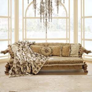 Juego de Sofás Seccionales Europeos de Lujo Langham con Mesa de Madera, Diseño Tradicional Ecológico y Duradero para Sala de Estar y Uso en Hoteles - Product Image 4