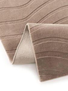 Custom Contemporary grey Wool Area Rug Hand Tufted waves Design Carpet for Modern Living Room & Bedroom Home <b>Decor</b> Christmas - Product Image 1