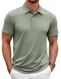 <b>Button</b> Front <b>Half</b> Sleeve Breathable 220g Fabric Men's Unisex Golf Collar Casual for <b>Shirt</b> Front Logo 100% Cotton Solid Color - Product Image 3