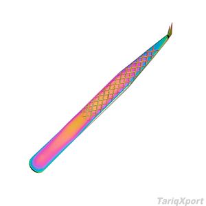 Pinzas de Precisión para Extensión de Pestañas de Acero Inoxidable de Alta Calidad con Punta Lisa y Diseño de Logotipo Personalizado de Fábrica - Product Image 6