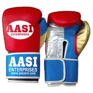 Gants de boxe de gymnastique personnalisés en cuir métallisé Gants de kickboxing d'entraînement spéciaux - Product Image 5
