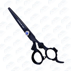 Nouvelle Série de Ciseaux de Coiffure Professionnels de 6 Pouces à Motif Vert pour la Coupe de Cheveux - Product Image 4