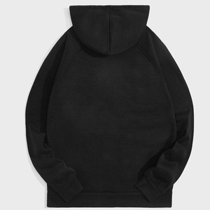 เสื้อฮู้ดดี้โอเวอร์ไซส์ผ้าคอตตอนหนานุ่ม 100% ออร์แกนิค  ปักโลโก้ได้ตามต้องการ สไตล์สตรีทแวร์  ผ้าฟลีซหนา  ทรงไหล่ตก  ยูนิเซ็กส์  สำหรับผู้ชายและผู้หญิง  ใส่ได้ในฤดูหนาว - Product Image 2