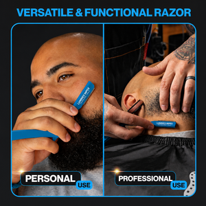 Navaja de Afeitar Recta Vintage Luminex Impex con Mango de Concha de Abulón y Acero al Carbono, Lista para Usar en Barberías y Salones - Product Image 5