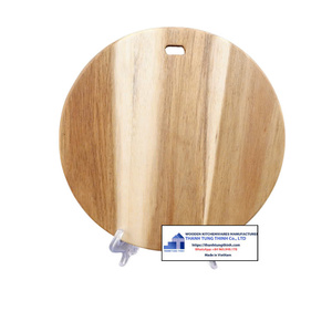 Ensemble de planches à découper en bois d'acacia et de teck, tendance, personnalisées, en bois massif, OEM pour les entreprises - Product Image 3