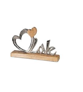 Adornos Navideños de Metal Hechos a Mano, Estilo Tradicional, Acabado Plateado, Base de Madera, Decoración Navideña para el Hogar - Product Image 6