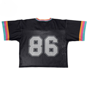Camiseta Deportiva de Fútbol Americano de Alta Calidad, Impresión por Transferencia de Calor, Nombre y Número del Equipo Personalizados, Uniforme de Talla Grande, 100% Frontal - Product Image 3
