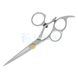 Ciseaux à cheveux professionnels en acier inoxydable, pointe acérée, pour droitiers, manche long, fournitures de salon de coiffure - Product Image 4