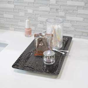 Bandeja de Servir Rectangular de Metal Premium, Diseño Clásico, Bandeja Decorativa para Guardar Aperitivos, Galletas y Postres en la Cocina, al Precio Más Bajo - Product Image 4