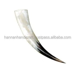Soporte para Cuerno Vikingo, Ecológico, de Cuerno de Búfalo Pulido, con Grabado Personalizado con Temática de Amor, para Tiendas de Regalos y Souvenirs HANNAN - Product Image 3