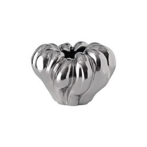 Jarrón de metal con diseño de calabaza, pulido a espejo, de alta calidad, para flores, centro de mesa, artículos de decoración para el hogar, hecho a mano. - Product Image 1