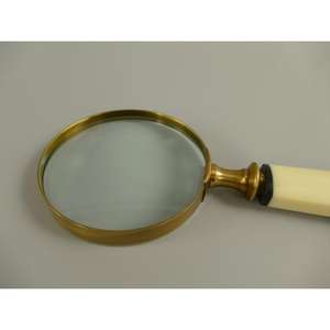 Loupe de luxe dorée avec poignées en corne, prix abordable, articles cadeaux nautiques, dernière arrivée - Product Image 4