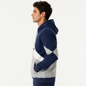 Sweat à capuche d'hiver personnalisé pour homme, vêtement tendance en polaire douce, coupe classique, coutures durables, confortable et écologique - Product Image 3