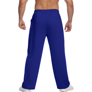 Mens Fleece Lined Sweatpants Warm Winter Joggers Comfortable Elastic Waist Casual Pants For Outdoor And Indoor <b>Trousers</b> - Product Image 2