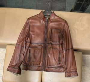 Veste en cuir pour homme, douce, de qualité supérieure, élégante, pour l'hiver, style professionnel, classique, moderne, de luxe, coupe ajustée, nouvelle taille personnalisée - Product Image 2